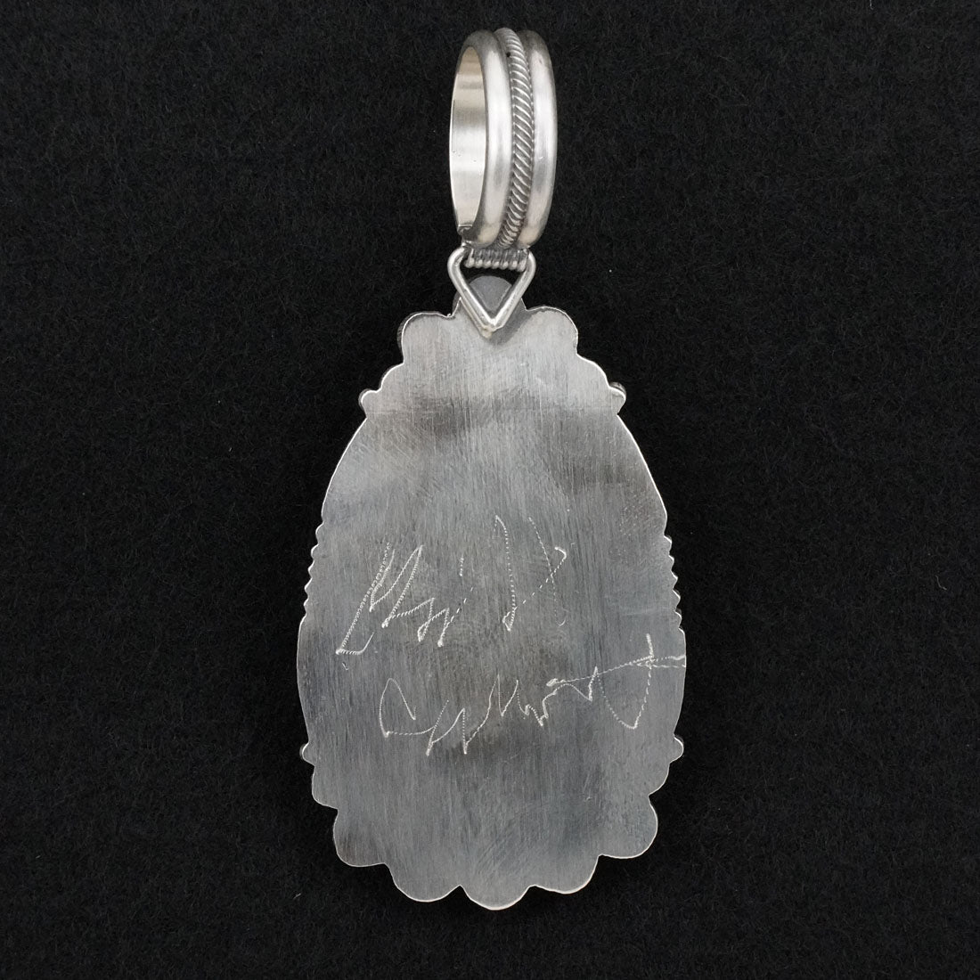 Michael Calladitto Turquoise & Sterling Silver Pendant