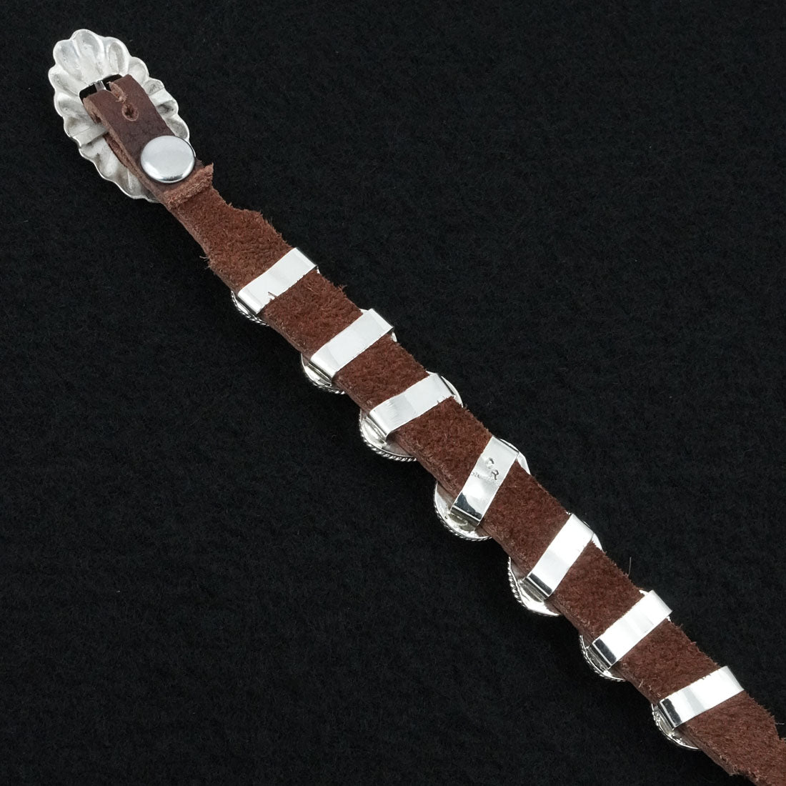Rosita Charlie Turquoise, Sterling Silver & Leather Bracelet