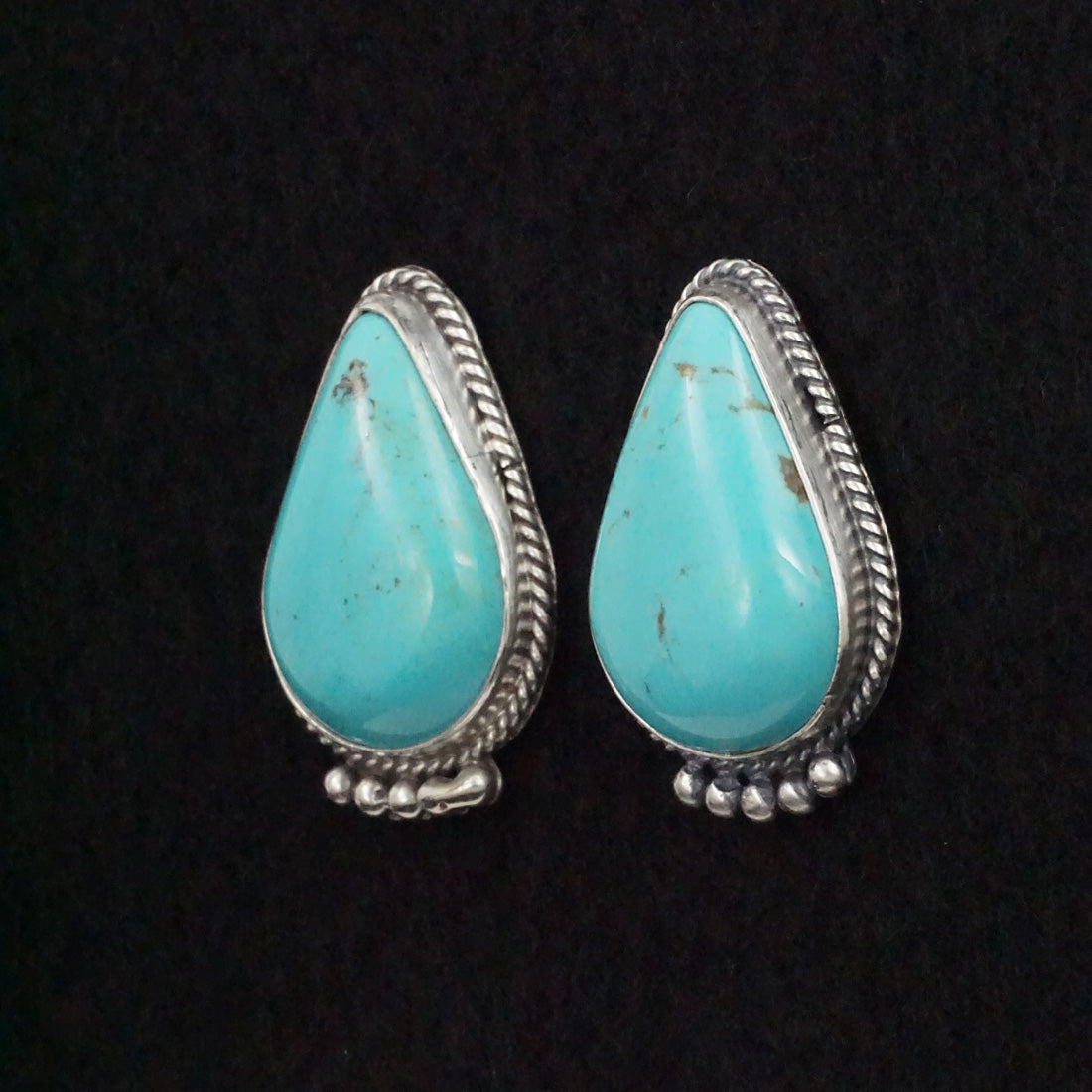 Rena Begay Turquoise & Sterling Silver Earrings