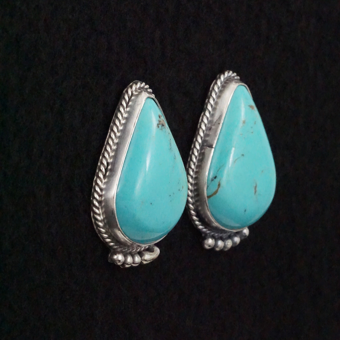 Rena Begay Turquoise & Sterling Silver Earrings