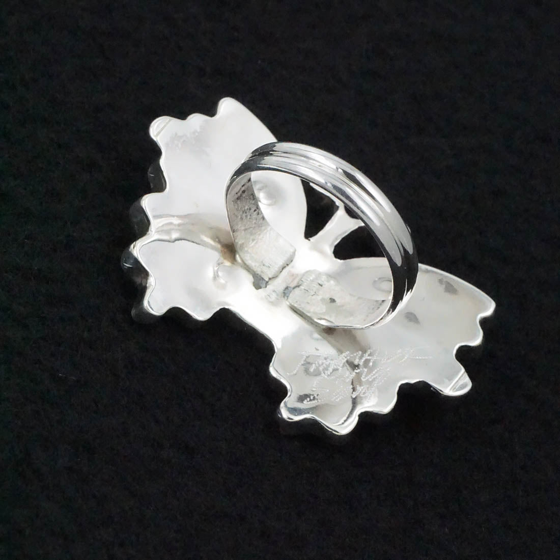 Tamara Pinto Multi-Stone & Sterling Silver Ring Sz. 8