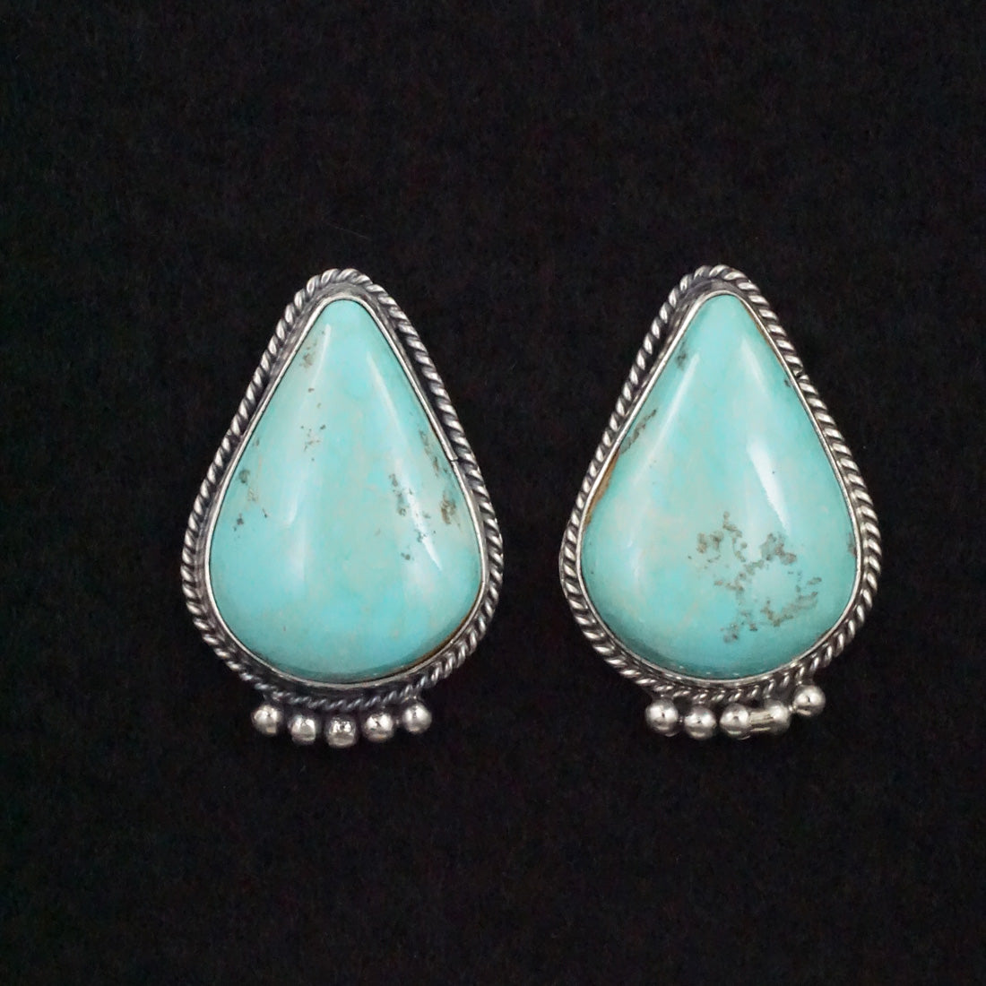 Rena Begay Turquoise & Sterling Silver Earrings