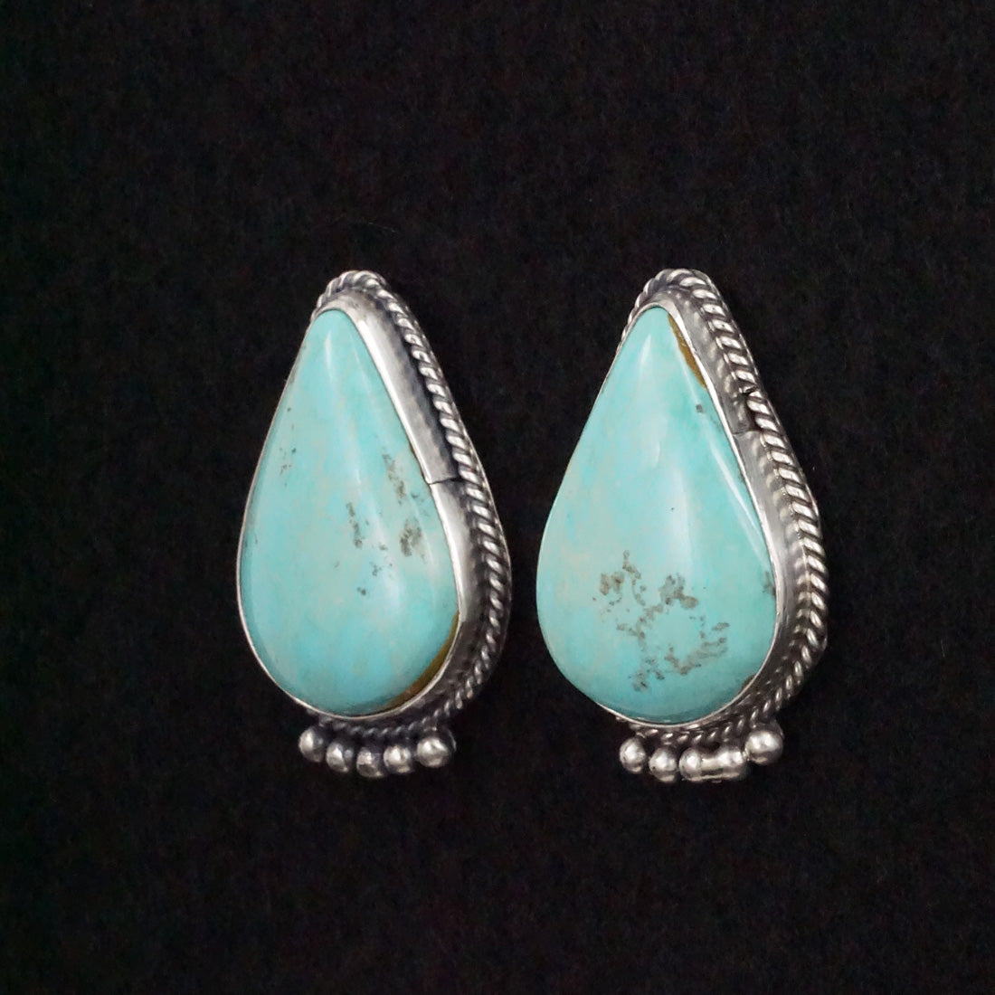Rena Begay Turquoise & Sterling Silver Earrings