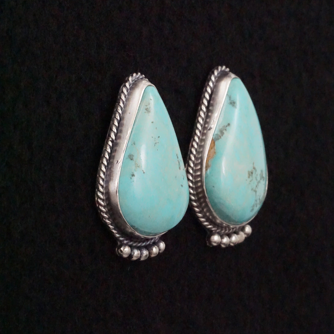 Rena Begay Turquoise & Sterling Silver Earrings