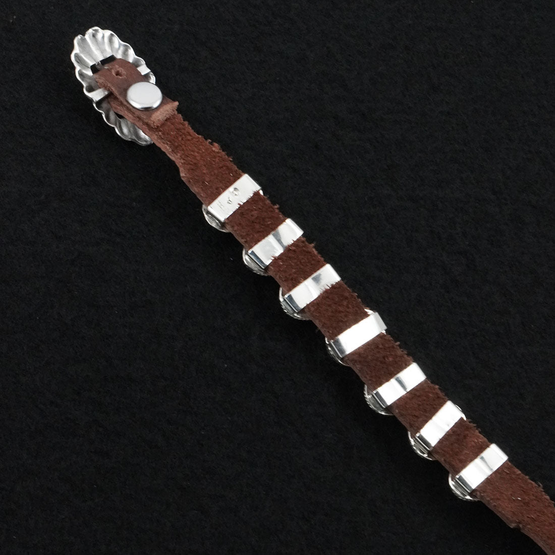 Rosita Charlie Turquoise, Sterling Silver & Leather Bracelet