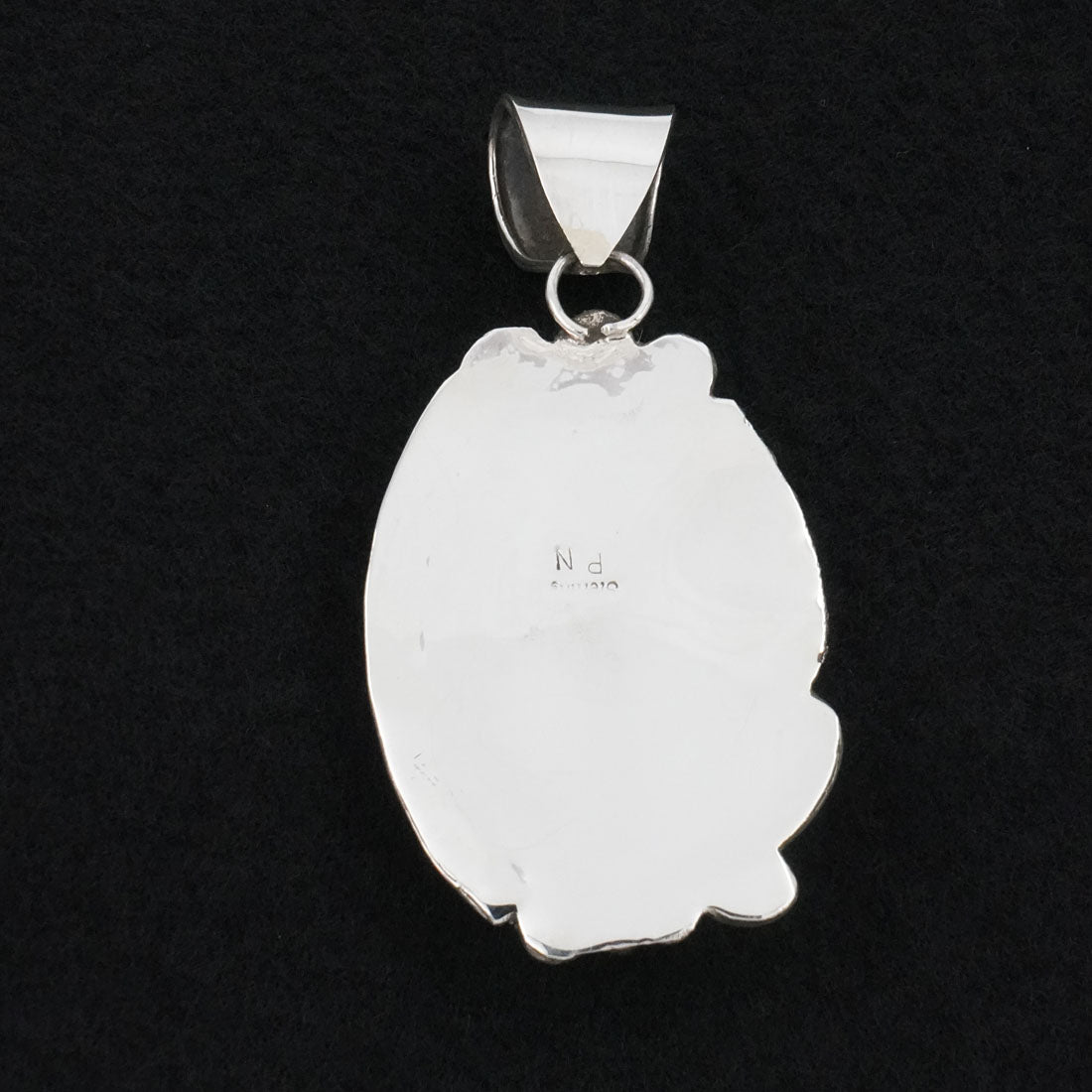 Phil Nez Turquoise & Sterling Silver Pendant