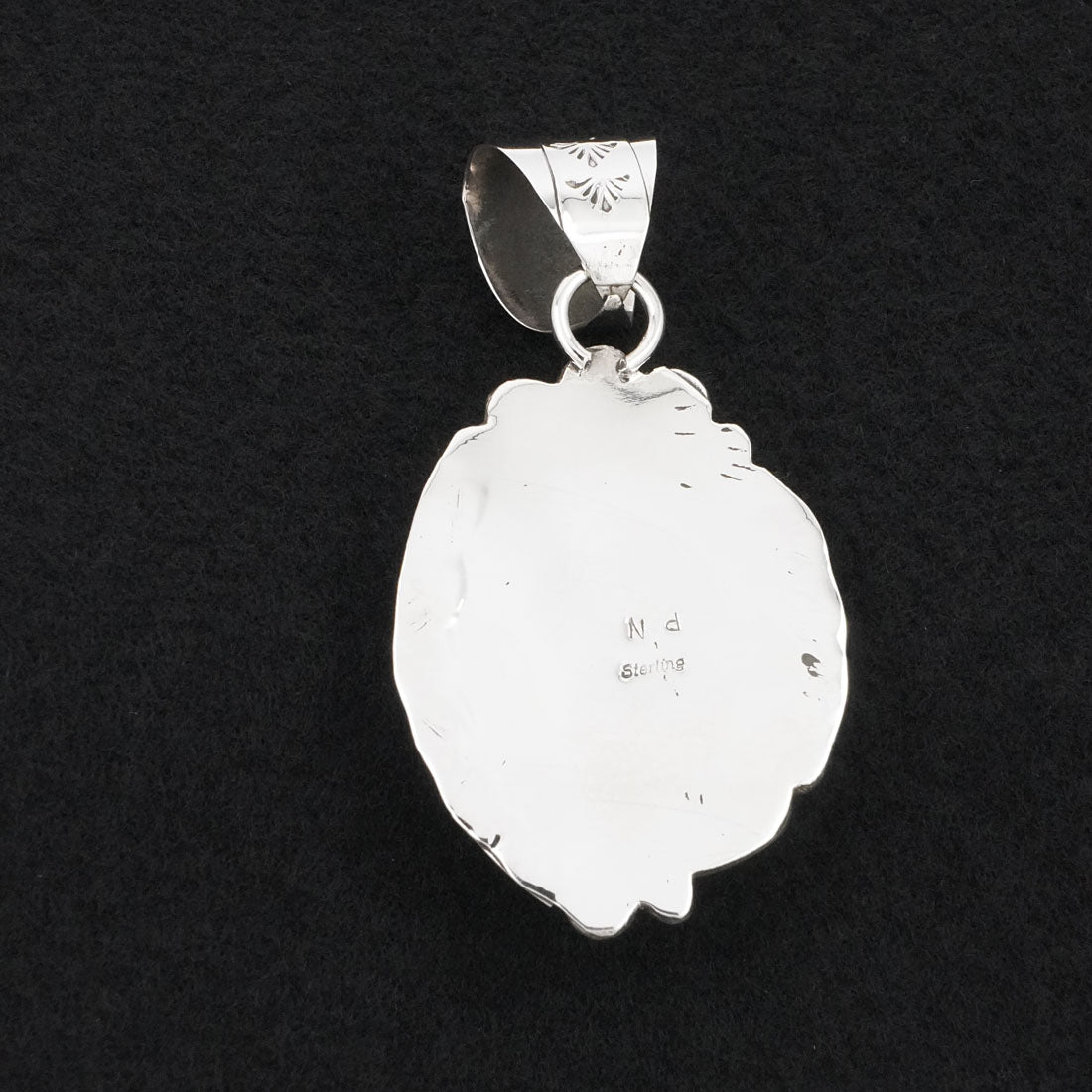 Phil Nez Turquoise & Sterling Silver Pendant