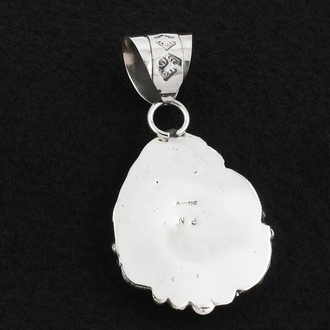 Phil Nez Turquoise & Sterling Silver Pendant