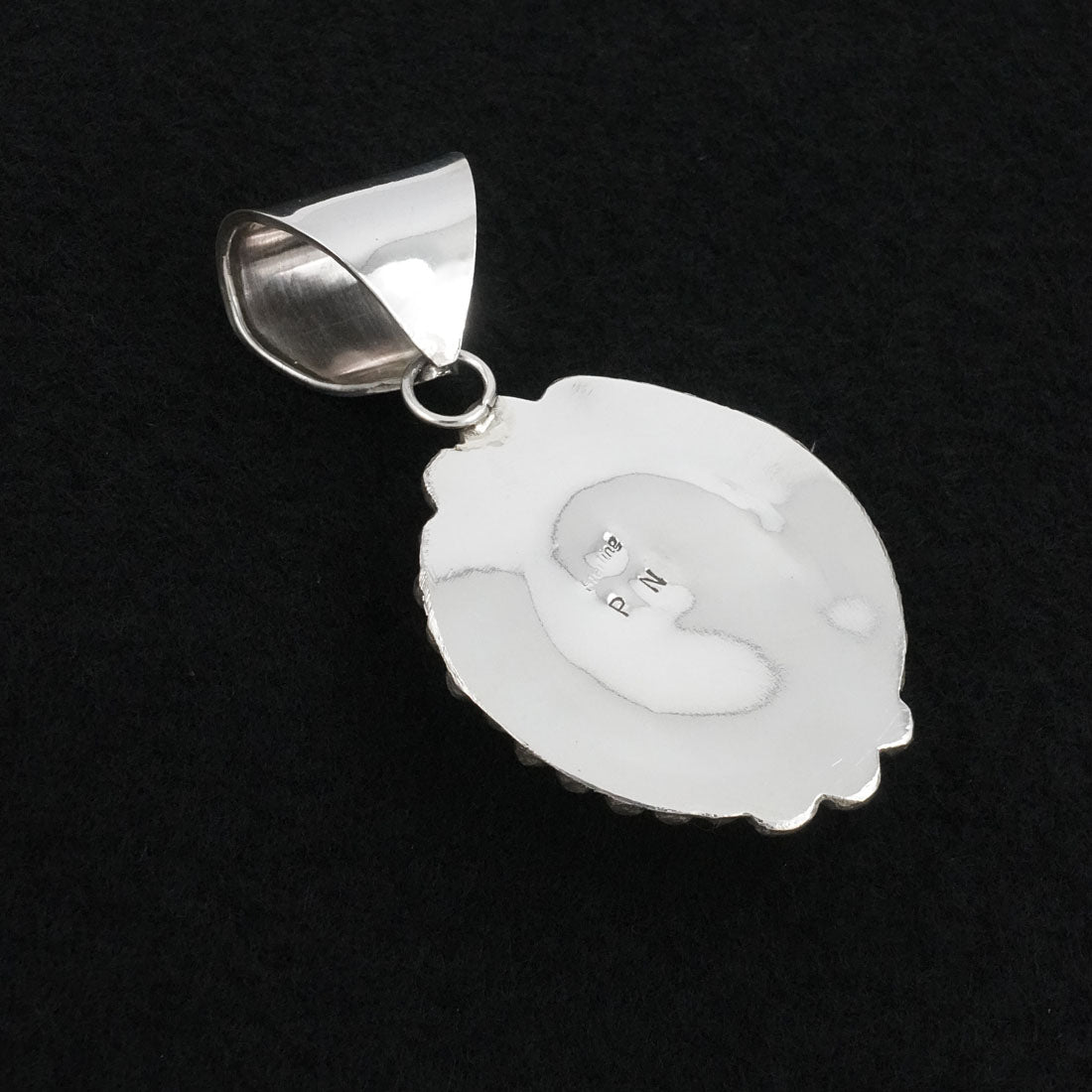 Phil Nez Turquoise & Sterling Silver Pendant