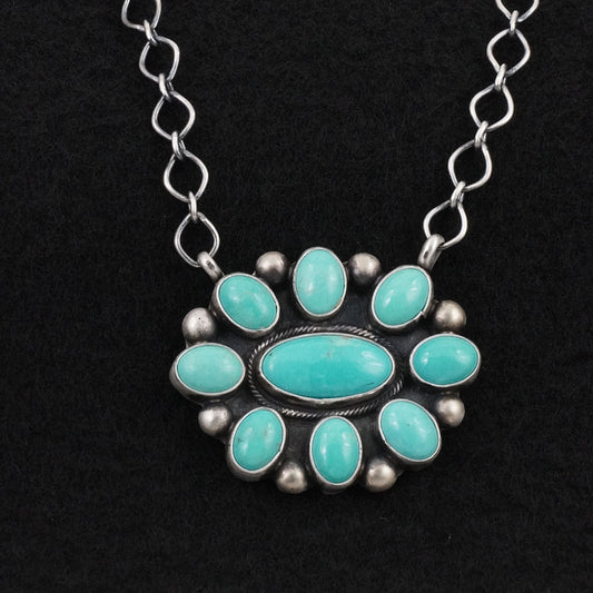 Kathleen Livingston Turquoise & Sterling Silver Necklace