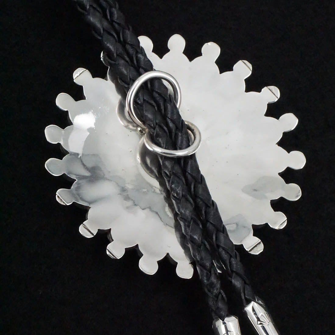 April Unkestine Multi-Stone & Sterling Silver Bolo Tie