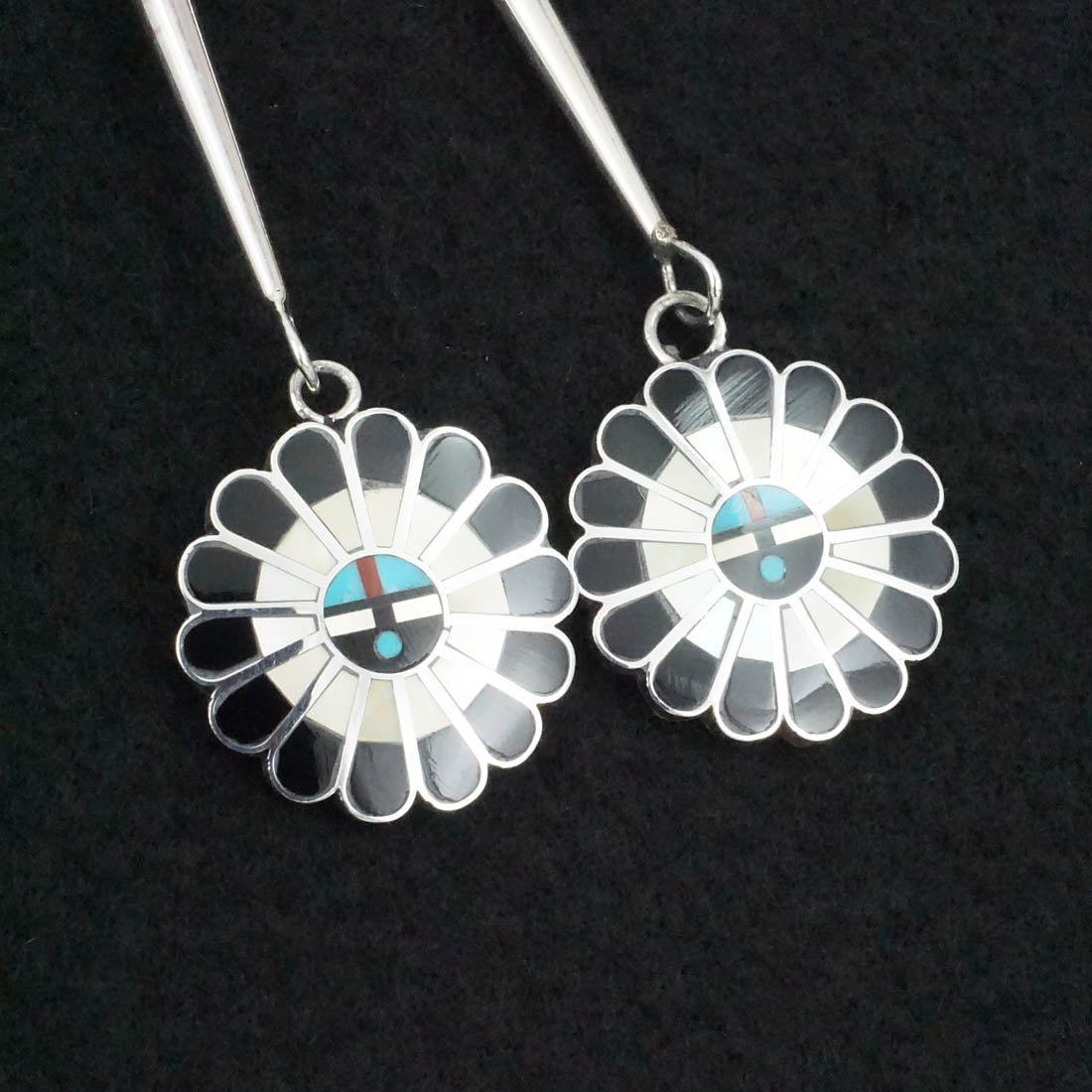 April Unkestine Multi-Stone & Sterling Silver Bolo Tie