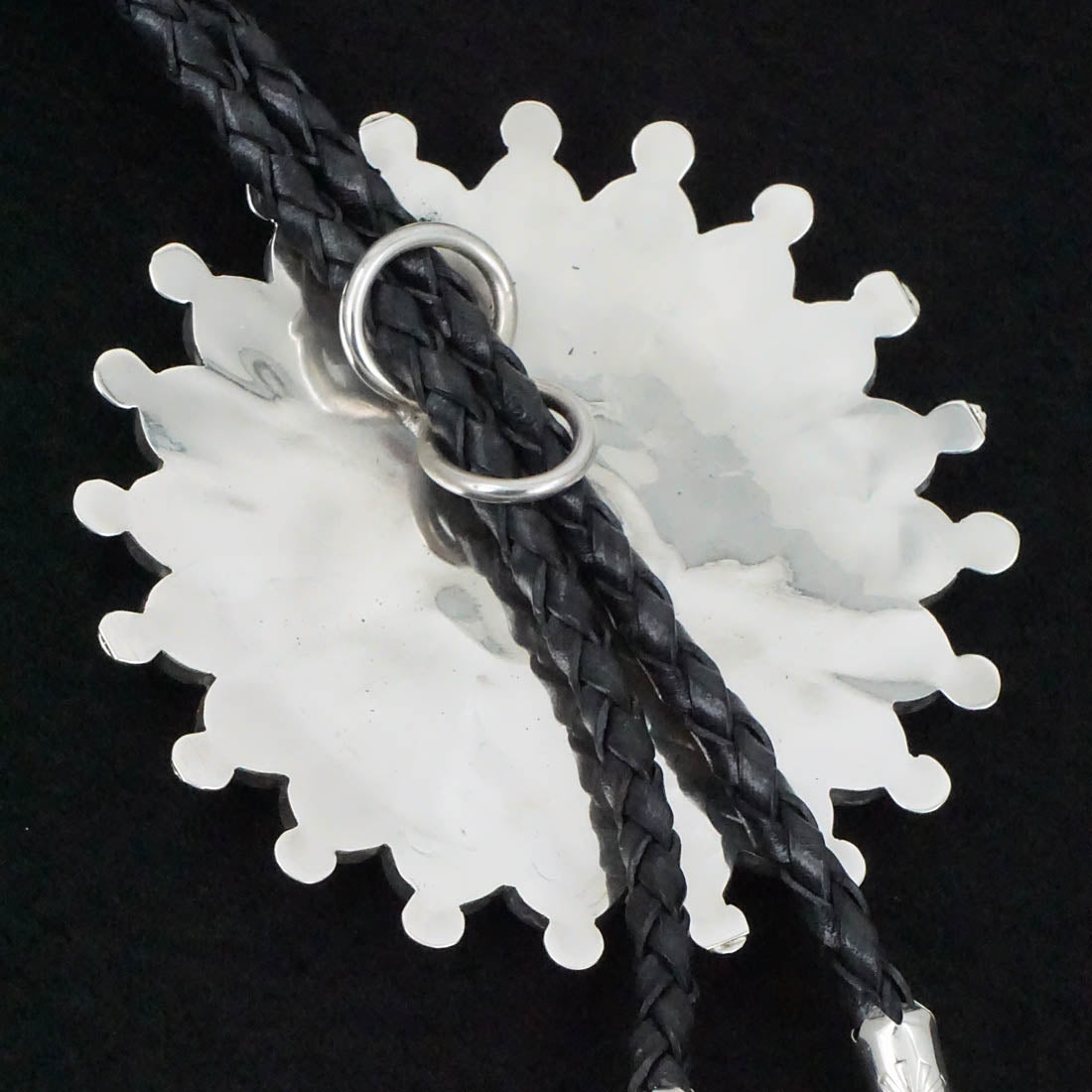 April Unkestine Multi-Stone & Sterling Silver Bolo Tie