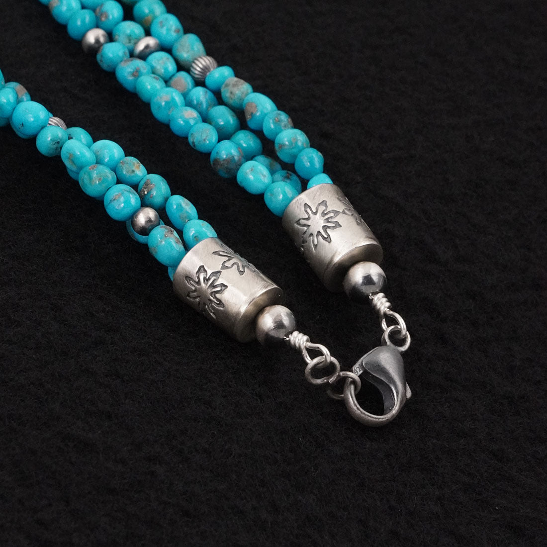Theresa Skeets Turquoise & Sterling Silver Necklace
