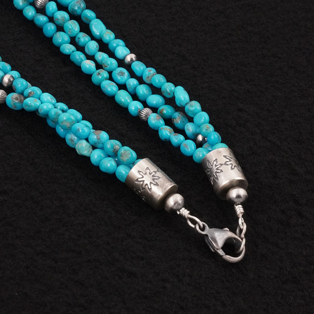 Theresa Skeets Turquoise & Sterling Silver Necklace