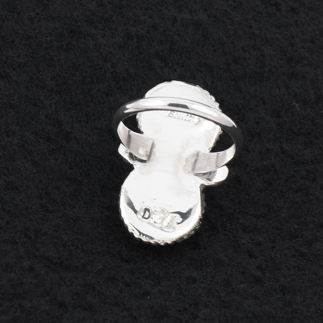 Darius Arviso Turquoise & Sterling Silver Ring Size 8.5