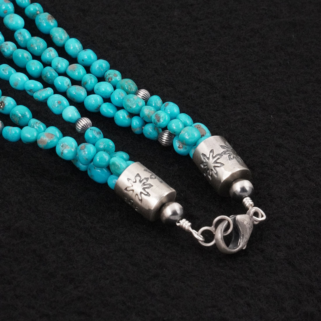 Theresa Skeets Turquoise & Sterling Silver Necklace