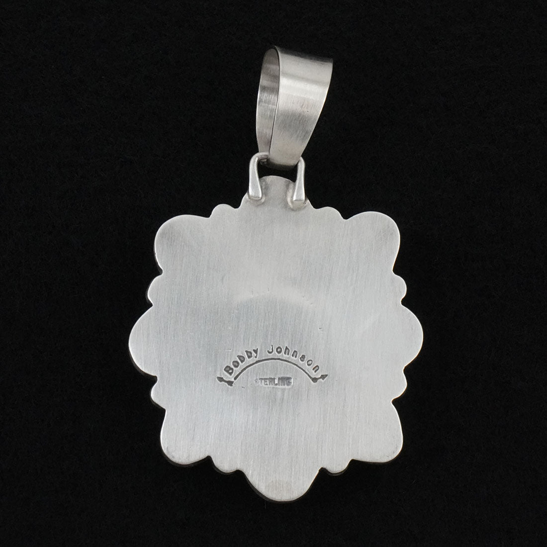 Bobby Johnson Turquoise & Sterling Silver Pendant