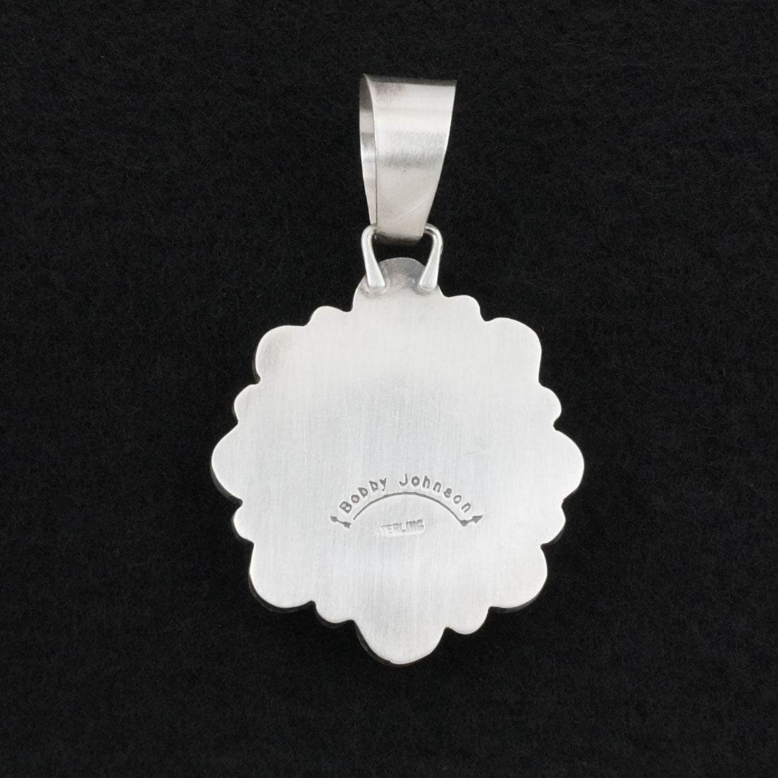 Bobby Johnson Turquoise & Sterling Silver Pendant