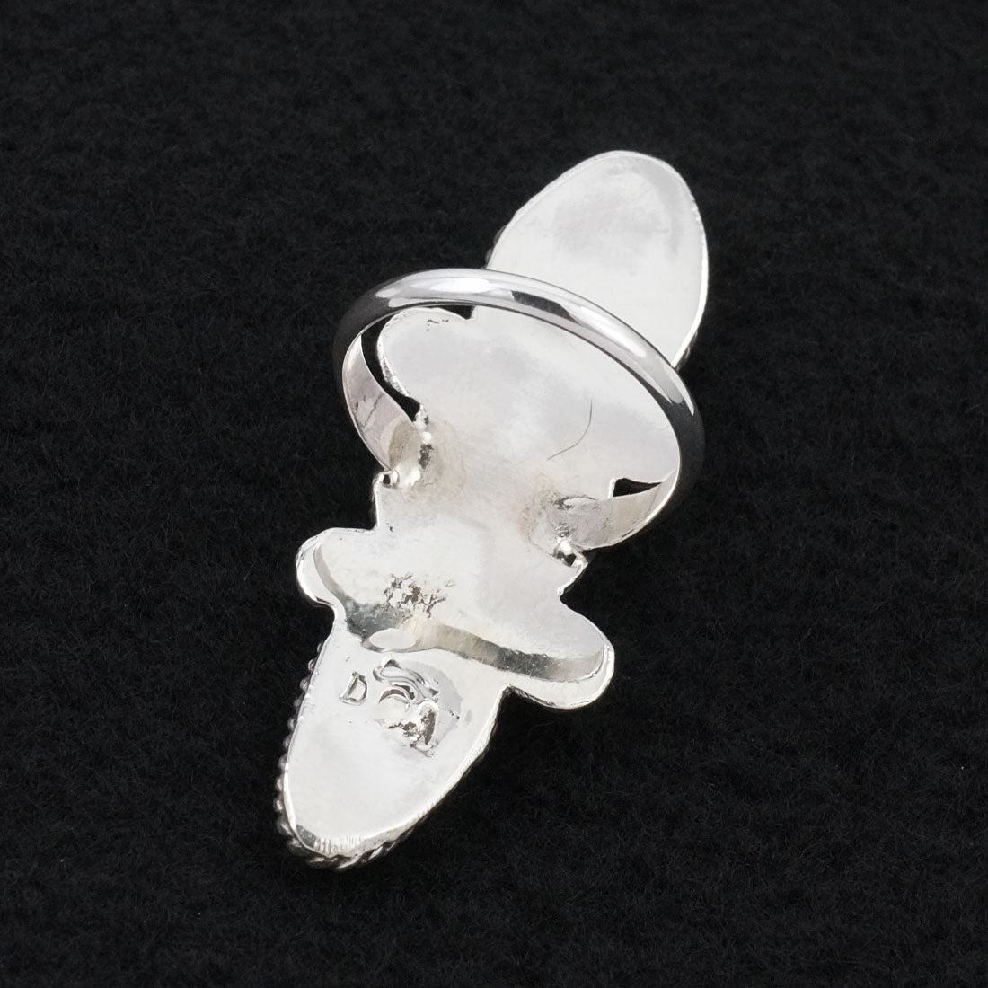 Darius Arviso Turquoise & Sterling Silver Ring Size 9