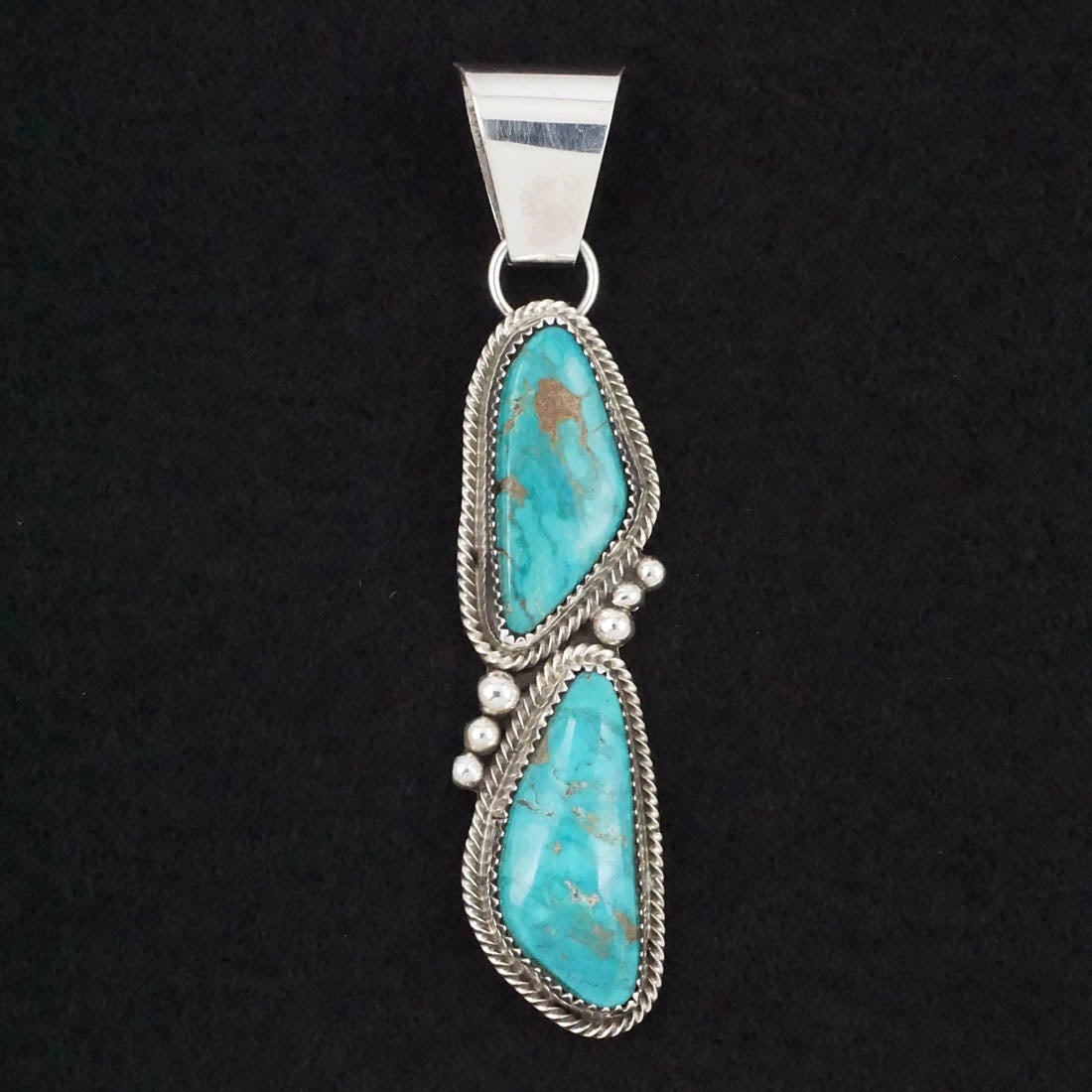 Eunise Wilson Turquoise & Sterling Silver Pendant