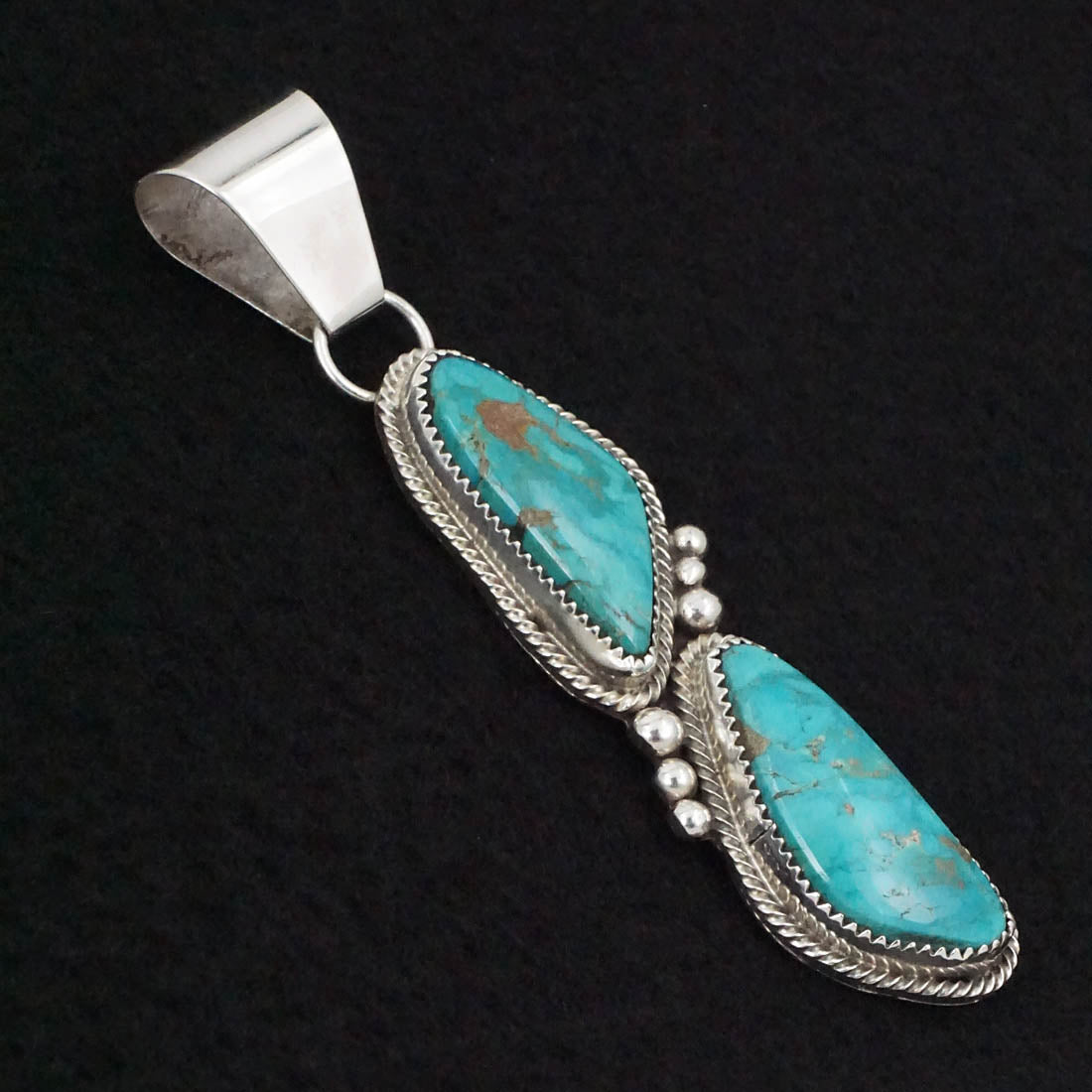 Eunise Wilson Turquoise & Sterling Silver Pendant