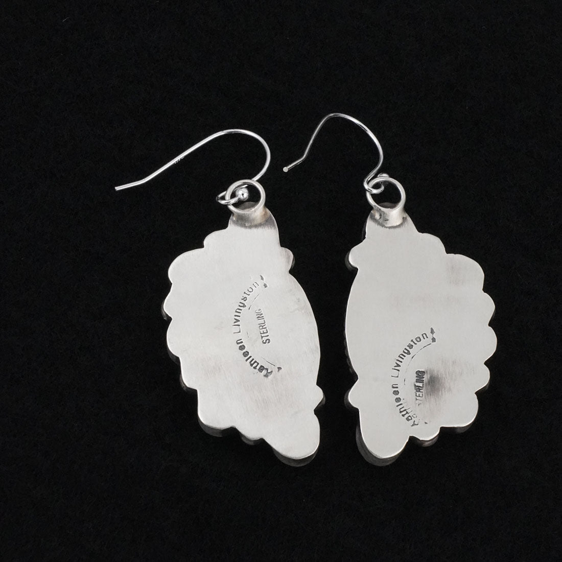 Kathleen Livingston Turquoise & Sterling Silver Earrings