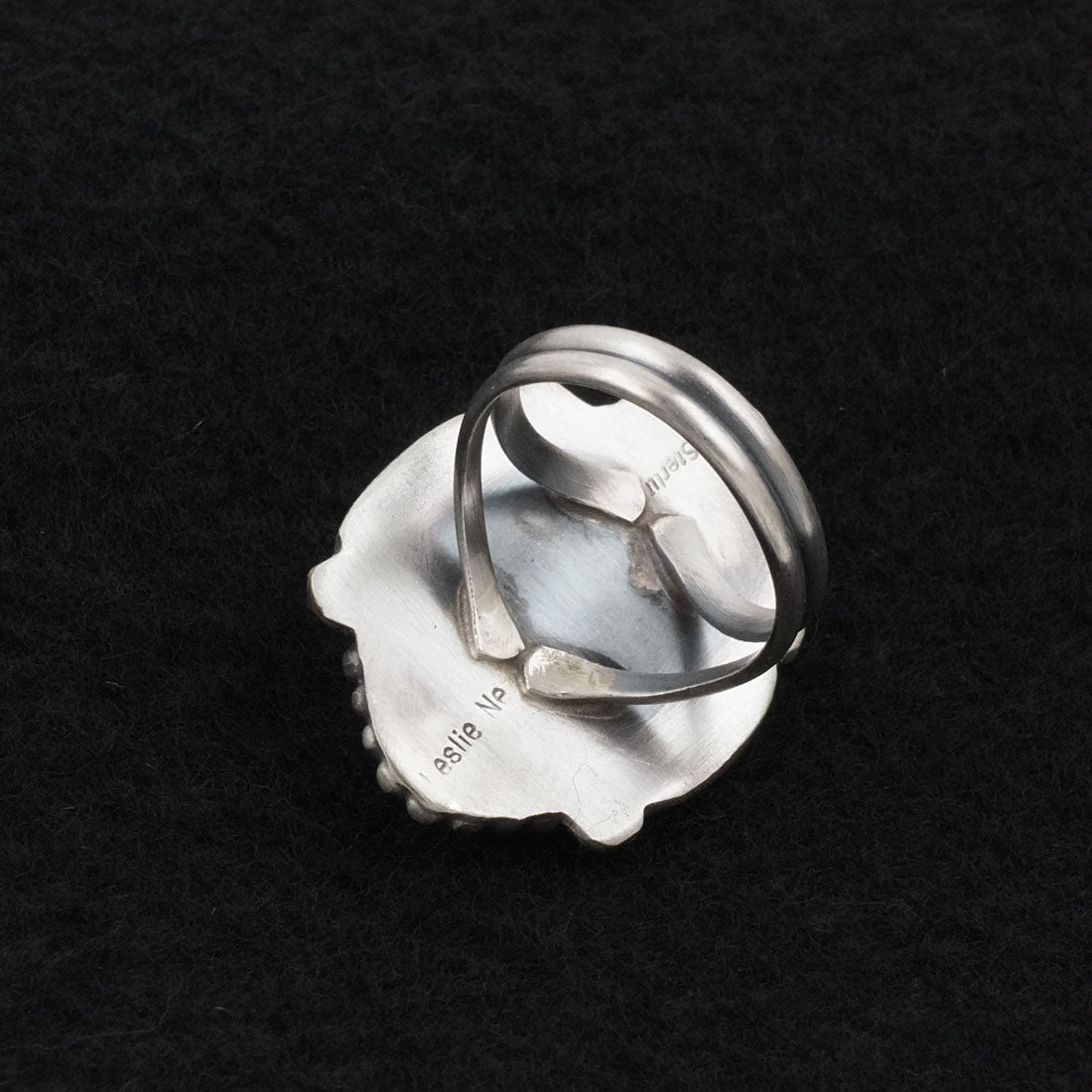 Leslie Nez Turquoise & Sterling Silver Ring Size 7