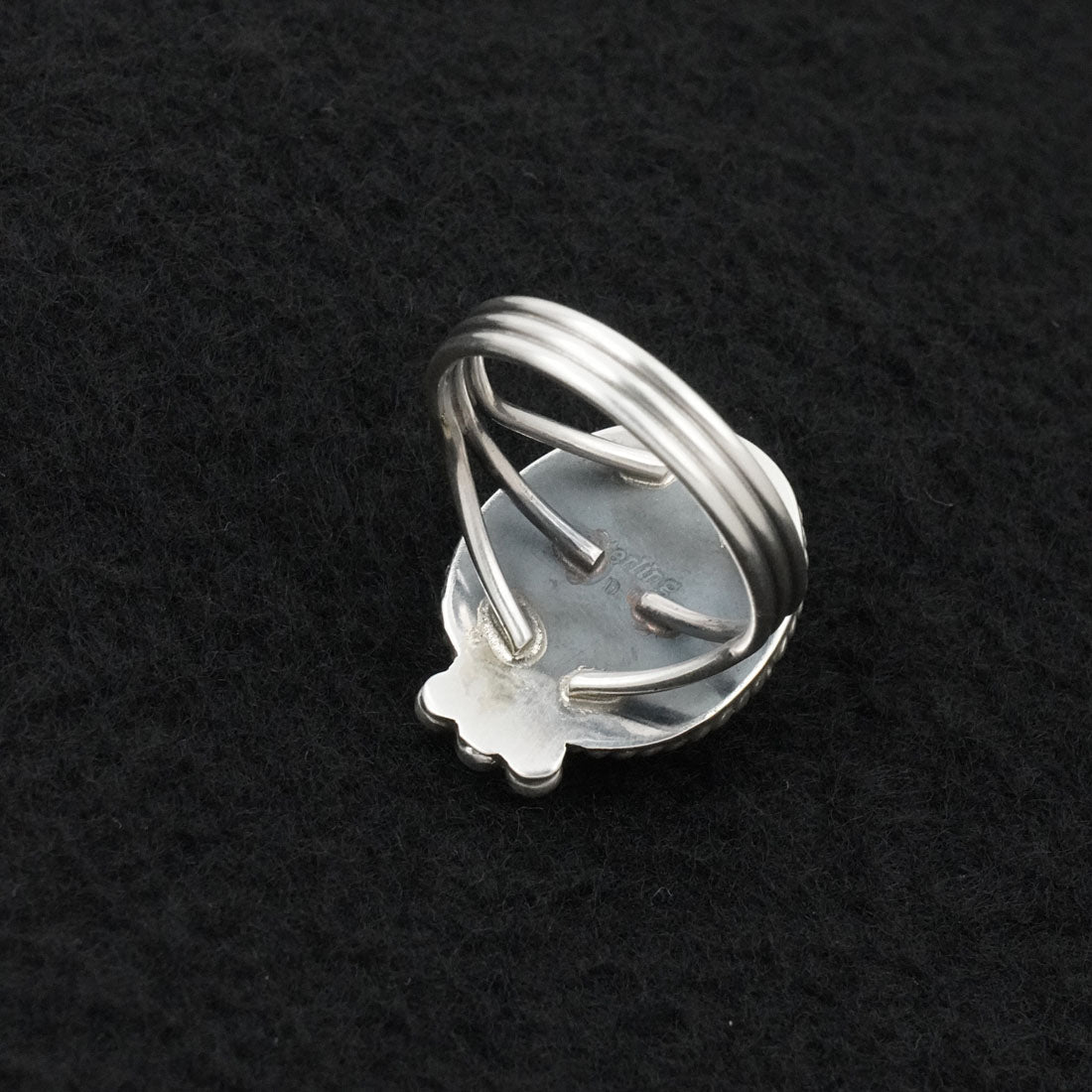 Eugene Gruber Turquoise & Sterling Silver Ring Size 9