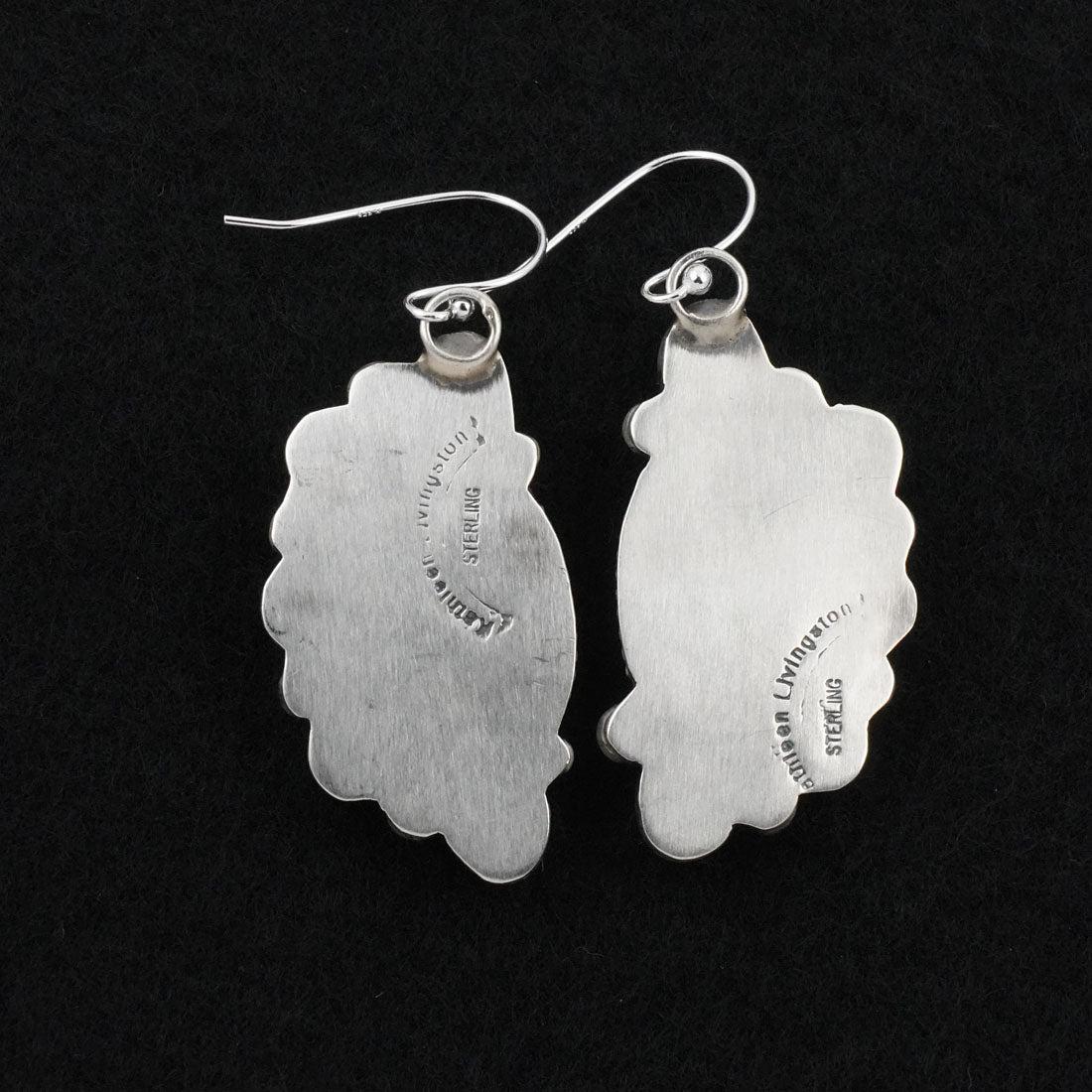 Kathleen Livingston Turquoise & Sterling Silver Earrings