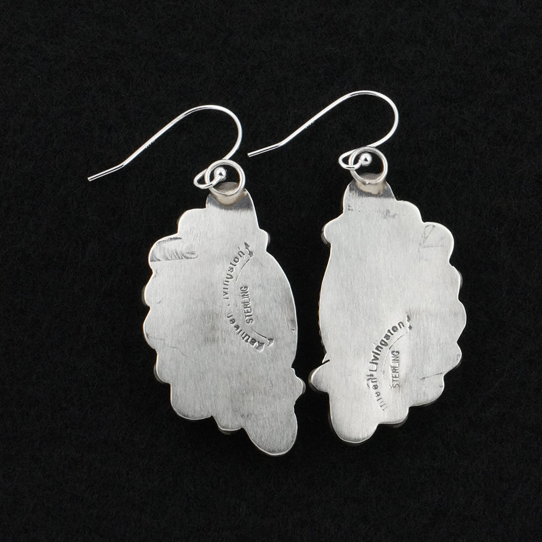 Kathleen Livingston Turquoise & Sterling Silver Earrings