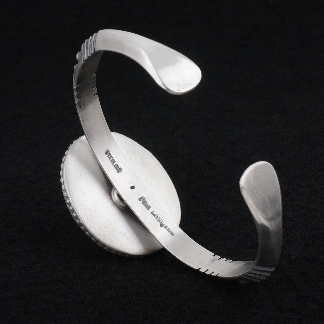 Paul Livingston White Buffalo & Sterling Silver Bracelet