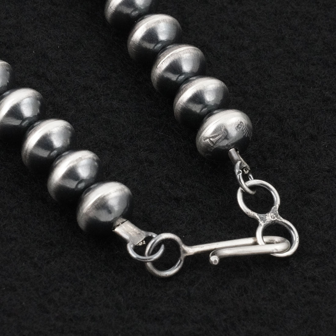 Crystal Haley Sterling Silver Navajo Pearl Necklace 20"