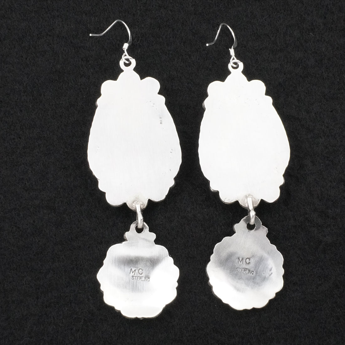 Michael Calladitto Turquoise & Sterling Silver Earrings