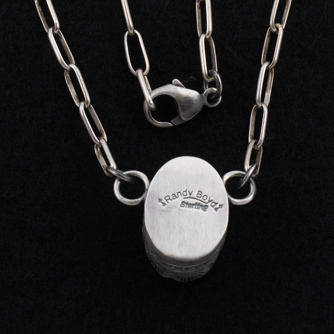 Randy Boyd Turquoise & Sterling Silver Necklace