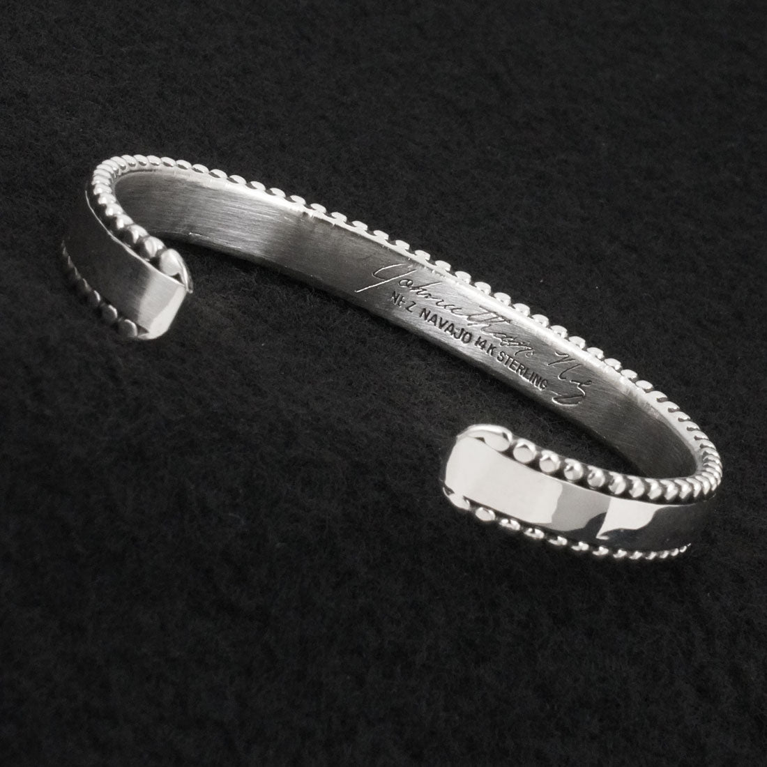 Jonathan Nez Sterling Silver & 14k Gold Bracelet