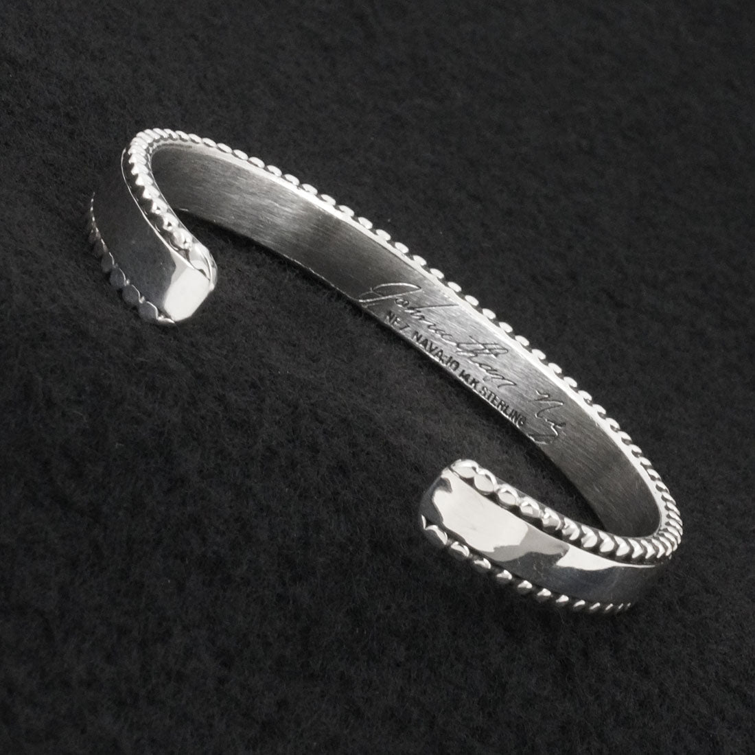 Jonathan Nez Sterling Silver & 14k Gold Bracelet