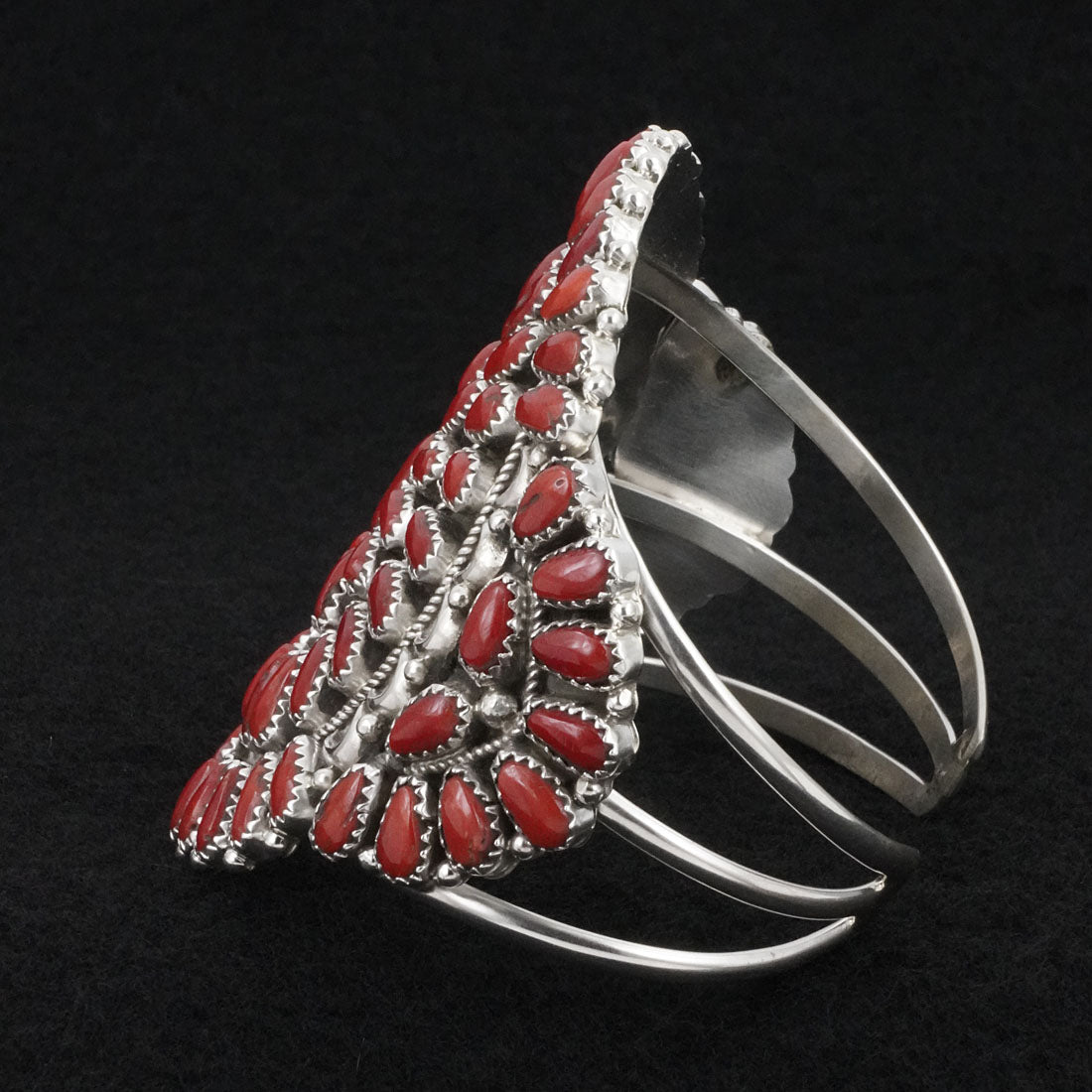 Justina Wilson Coral & Sterling Silver Bracelet