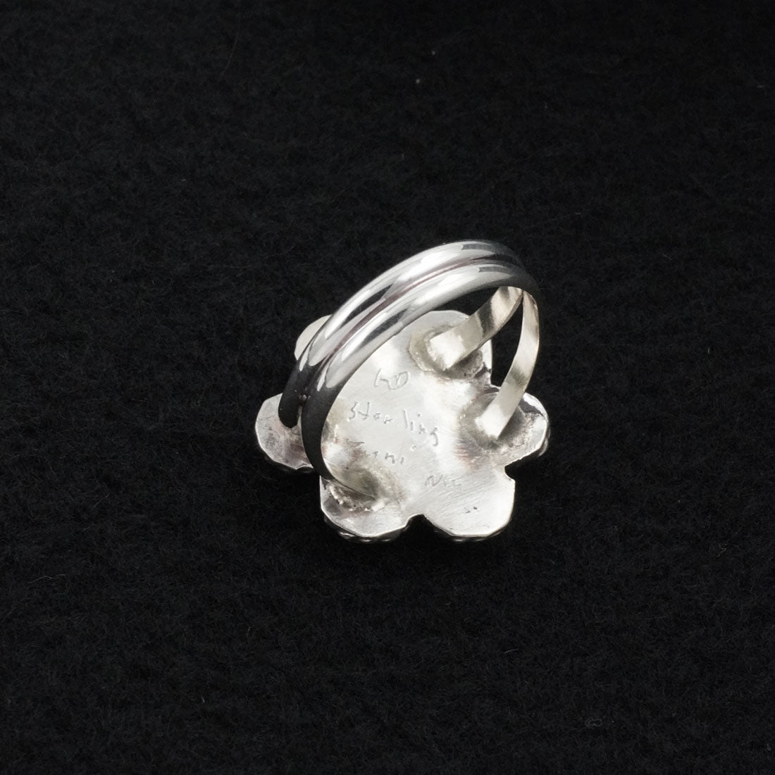Gina Dosedo Opalite & Sterling Silver Ring Size 7.5