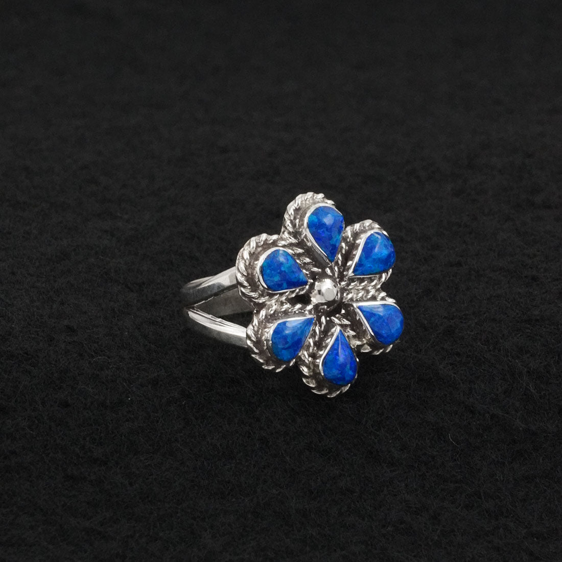 Gina Dosedo Opalite & Sterling Silver Ring Size 7
