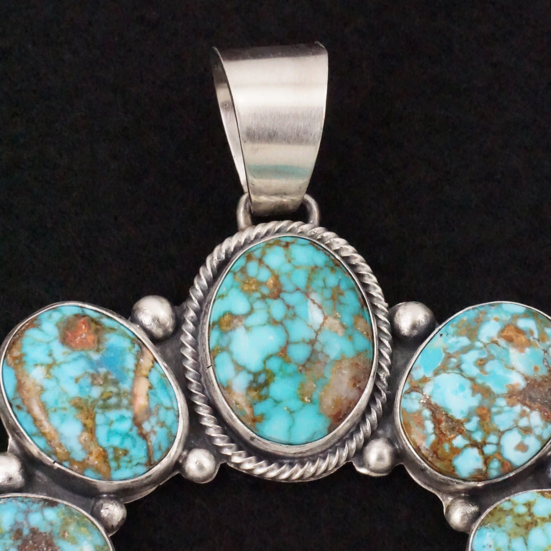 Bobby Johnson Turquoise & Sterling Silver Pendant