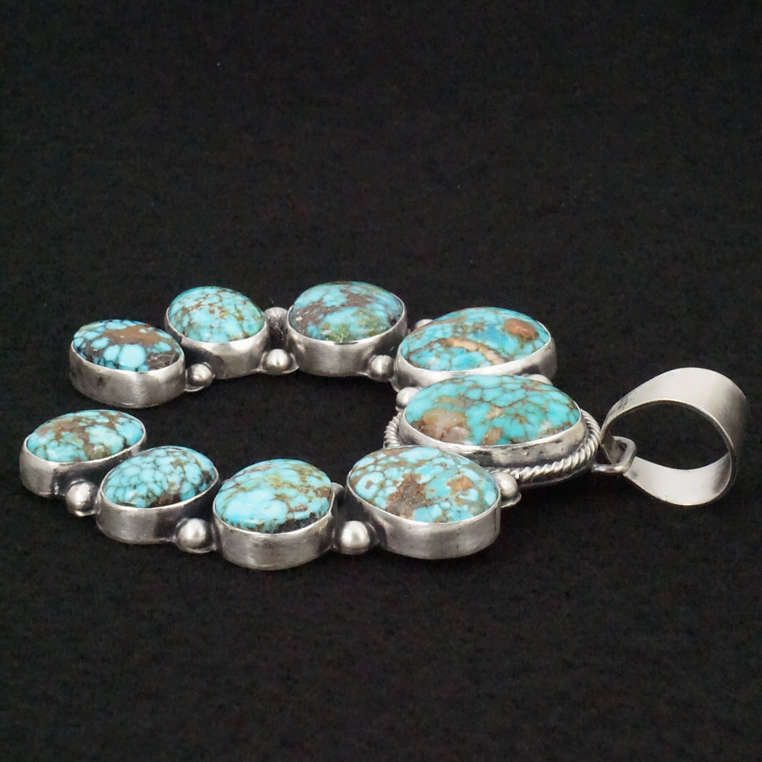 Bobby Johnson Turquoise & Sterling Silver Pendant