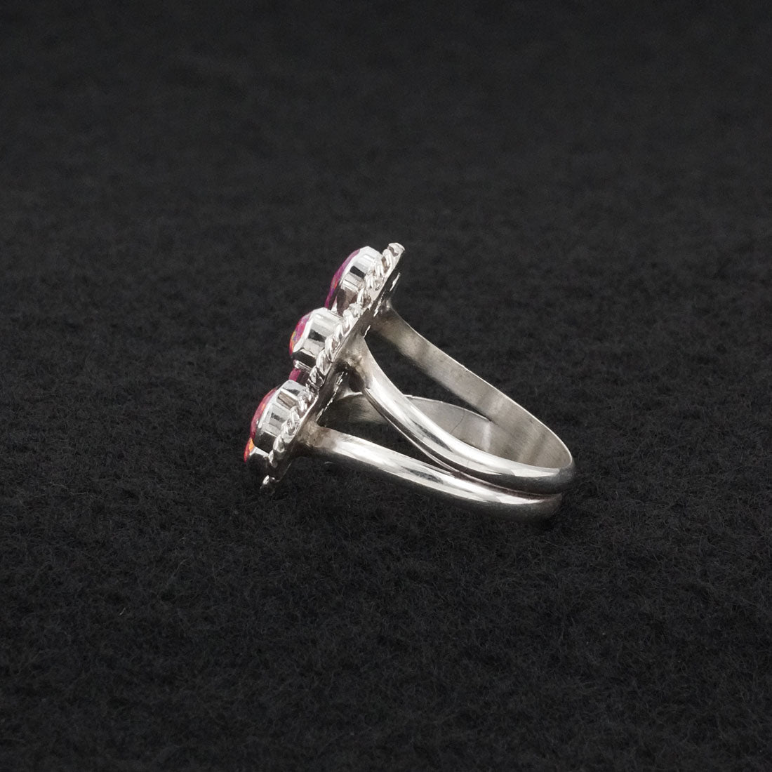 Gina Dosedo Opalite & Sterling Silver Ring Size 7