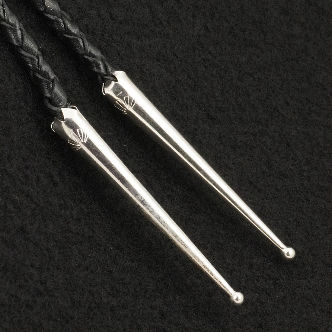 April Unkestine Multi-Stone & Sterling Silver Bolo Tie