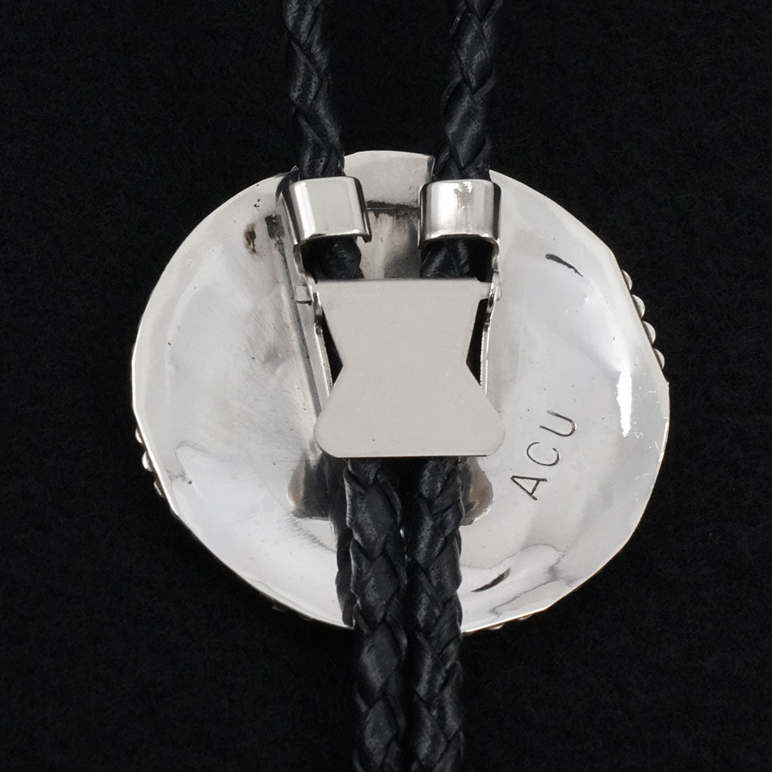 April Unkestine Multi-Stone & Sterling Silver Bolo Tie