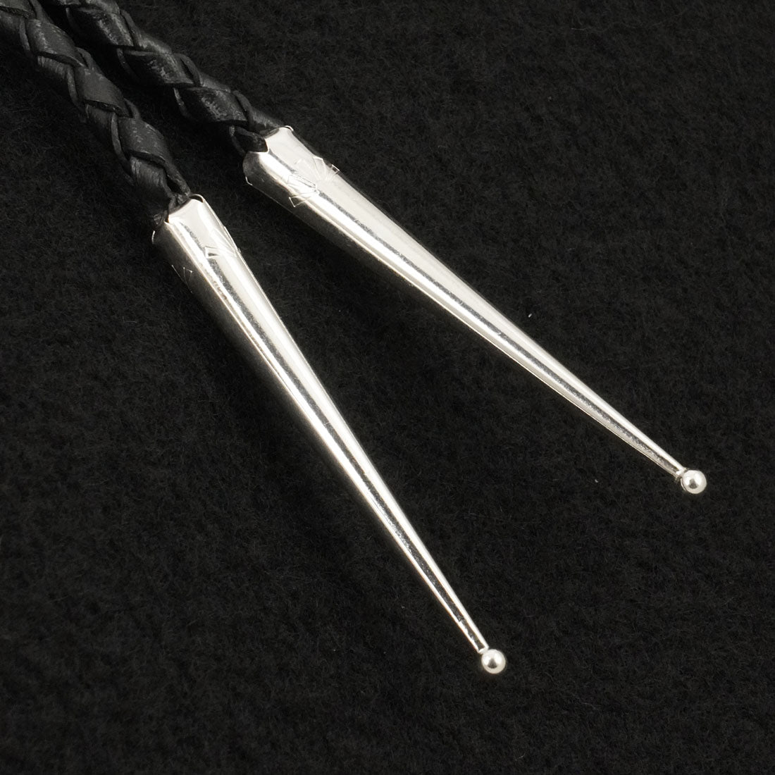 April Unkestine Multi-Stone & Sterling Silver Bolo Tie