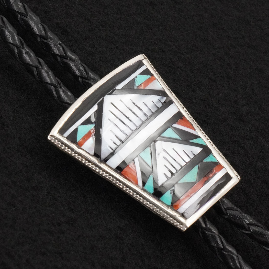 Diana Othole Multi-Stone & Sterling Silver Bolo Tie