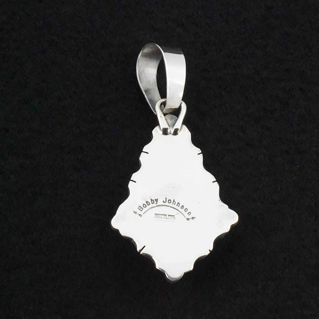 Bobby Johnson Spiny Oyster & Sterling Silver Pendant