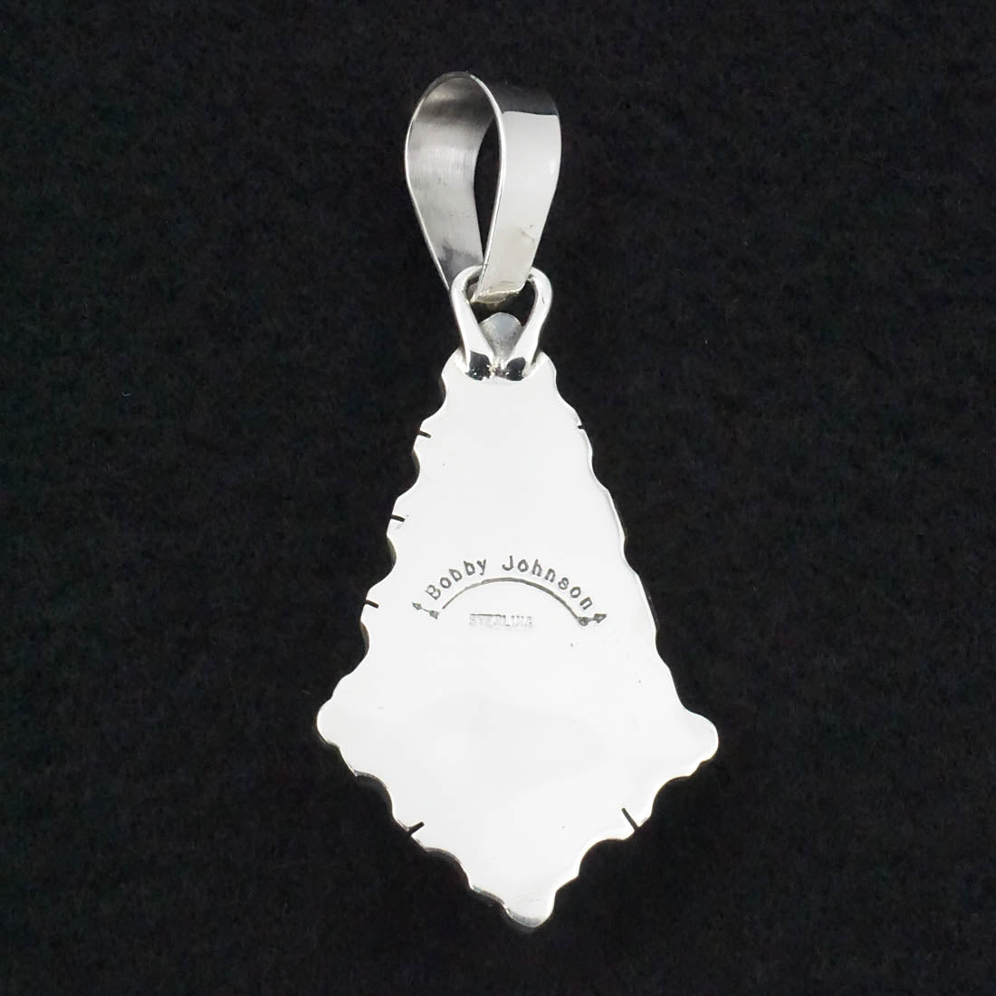 Bobby Johnson Spiny Oyster & Sterling Silver Pendant