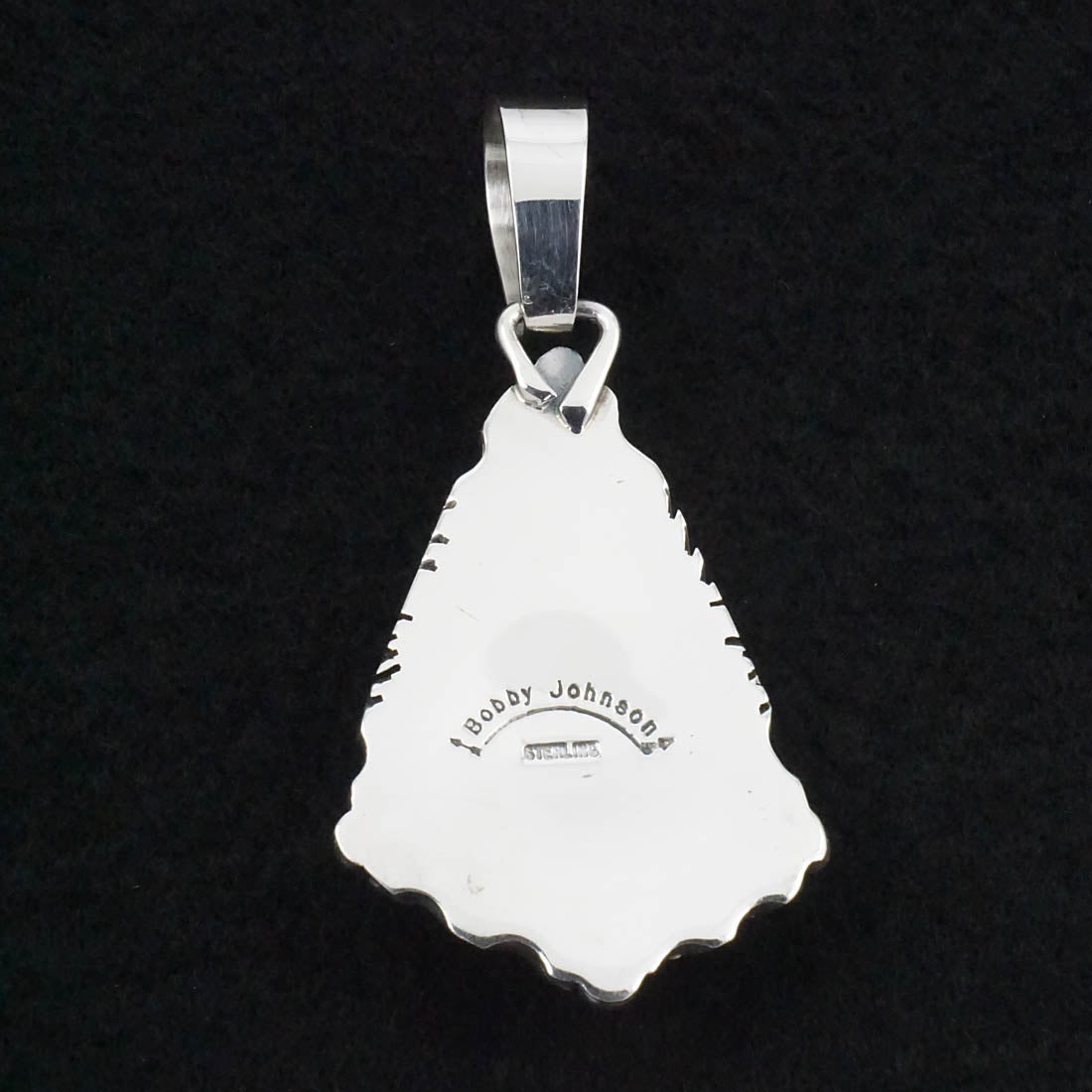 Bobby Johnson Spiny Oyster & Sterling Silver Pendant